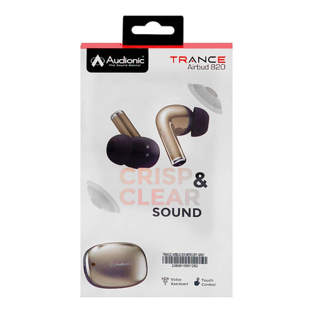Audionic Trance Dual Mic ANC Earbuds, IPX4 Water Resistant, Upto 60 Hours Playtime, Airbud-820, Mercury Grey - Image 3