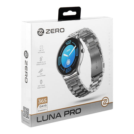 Zero 1.38 Inch TFT HD Display Luna Pro Smart Watch, BT Calling, IP68 water Resistant, 7 Days Battery Life, Silver - Image 2