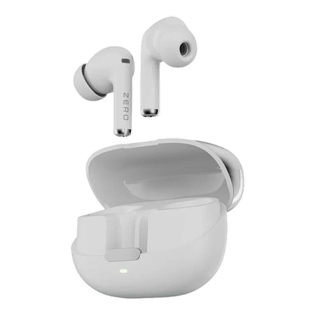 Zero Evo ENC Wireless Z Earbuds, IPX4 Water Resistant, Upto 50 Hours Playtime, Milky White - Image 2