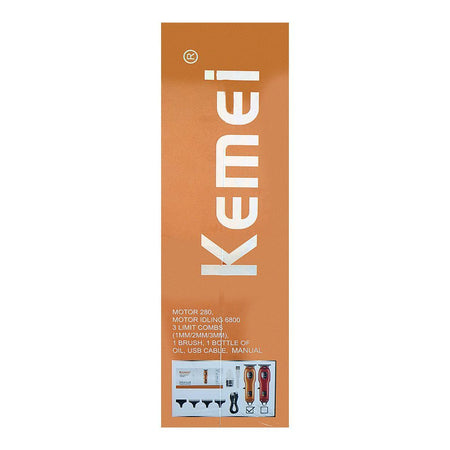 Kemei LCD Display Hair Trimmer, 600mAh Battery, 120 Minutes Runtime, KM-026 - Image 4