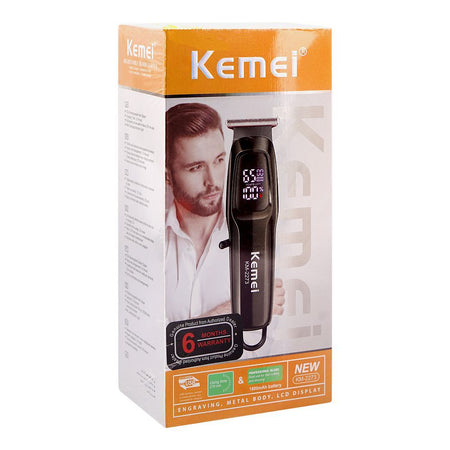 Kemei LCD Display Professional Hair Trimmer, 1800mAh Battery, 270 Minutes Runtime, KM-2273 - Image 2