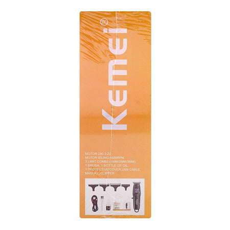 Kemei LCD Display Professional Hair Trimmer, 1800mAh Battery, 270 Minutes Runtime, KM-2273 - Image 3