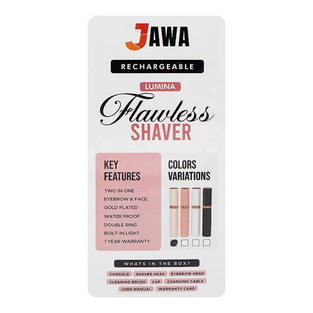 JAWA 2-In-1 Rechargeable Lumina Flawless Shaver, Waterproof, JW-1022 - Image 2