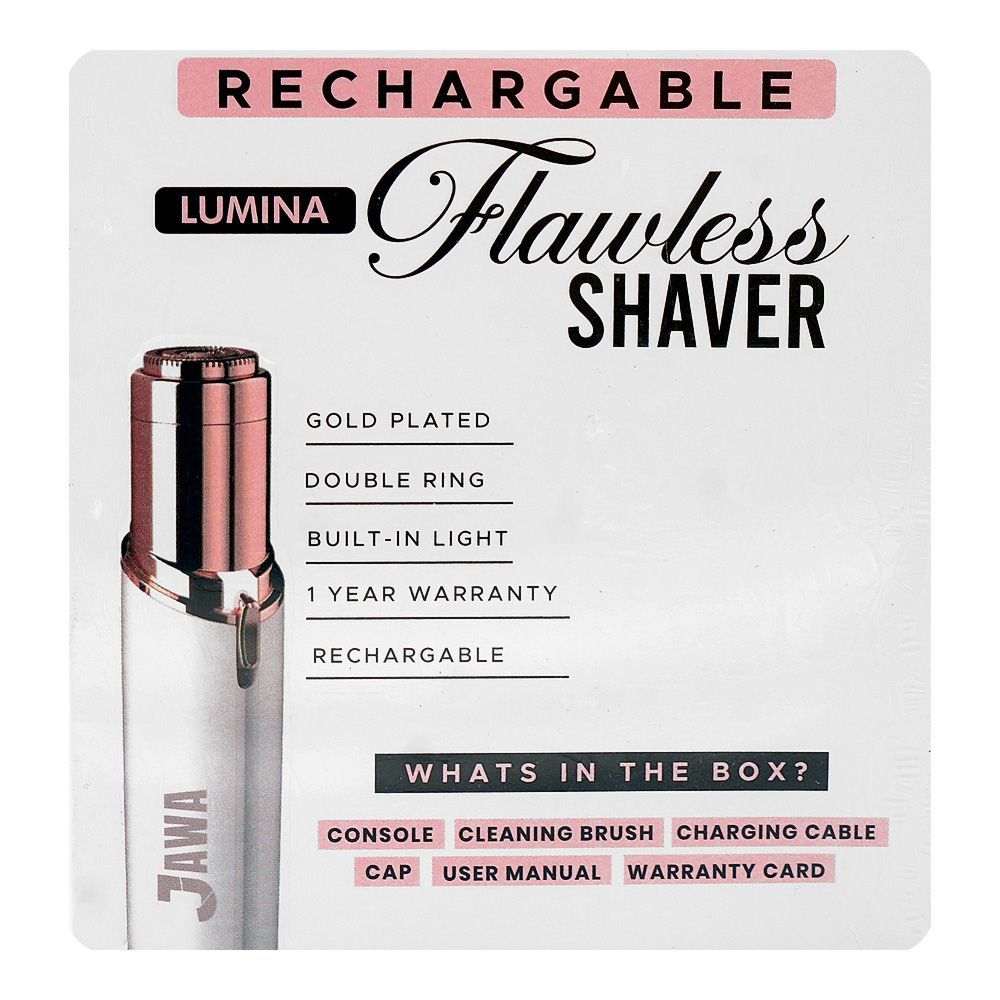 JAWA Rechargeable Lumina Flawless Shaver, JW-1021 - Image 3