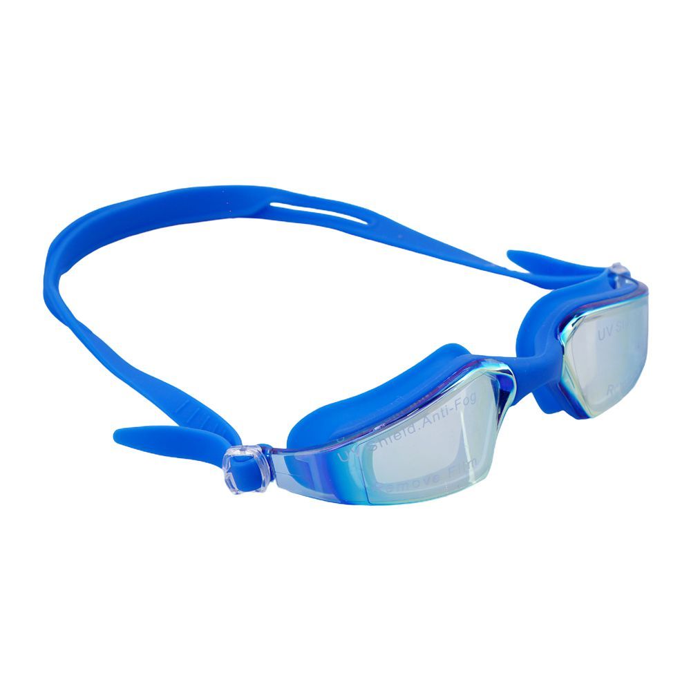 Swimming Goggles UV Shield Anti Fog Soft Silicone, Blue, 2300RG - Main Image
