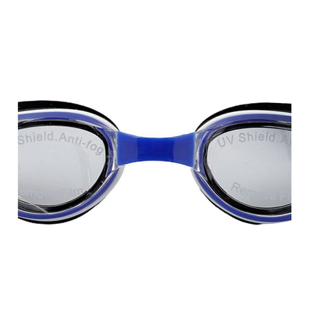 Swimming Goggles UV Shield Anti Fog Soft Silicone, Blue & Black, 1905AF - Image 4