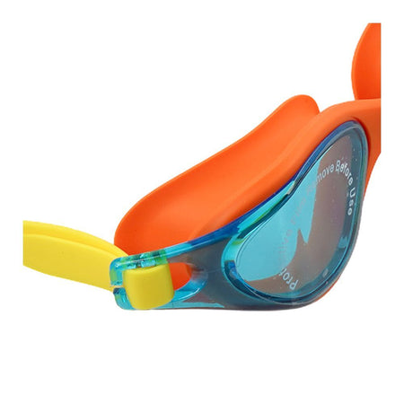 Swimming Goggles UV Shield Anti Fog Soft Silicone, Orange, 6800AF - Image 2