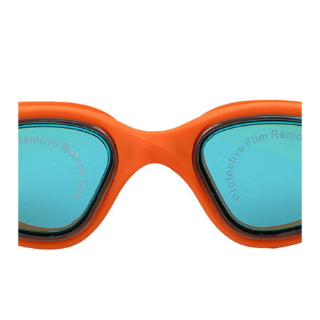 Swimming Goggles UV Shield Anti Fog Soft Silicone, Orange, 6800AF - Image 4