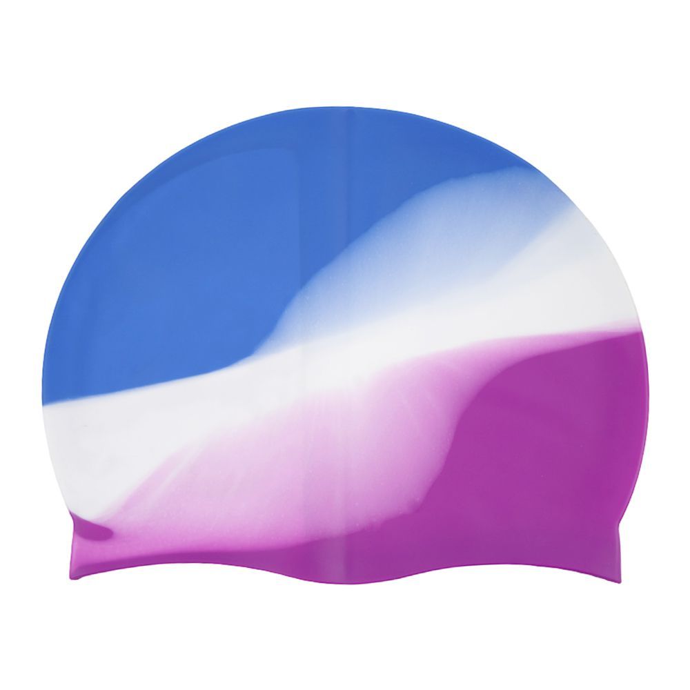 Swimming Cap, For Kids, Rainbow Blue - Main Image