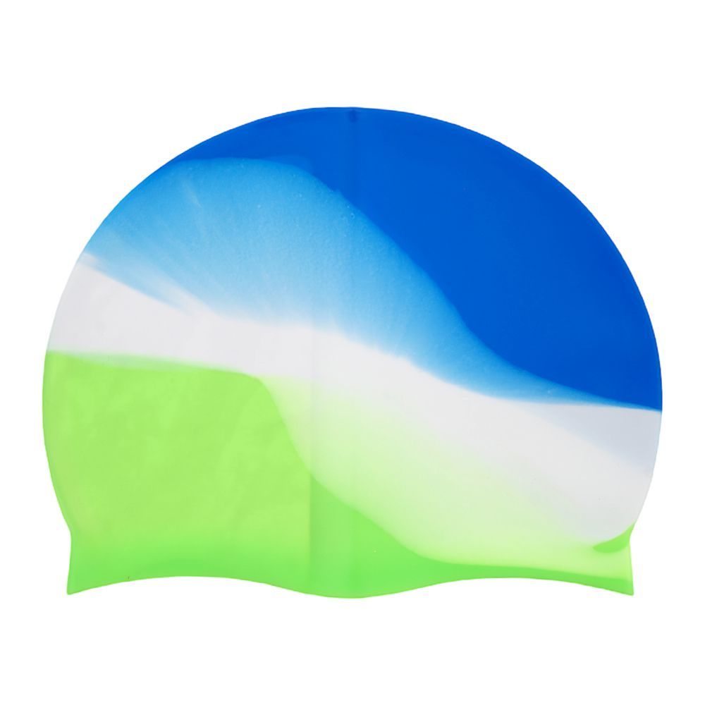 Swimming Cap, For Kids, Rainbow Green - Main Image