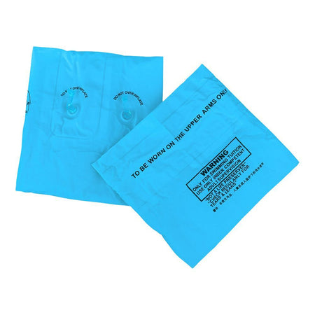Swimming Floats Inflatable Arm Bands For Kids, Floatation Sleeves Water Wings, Blue, 1-Pair - Image 3