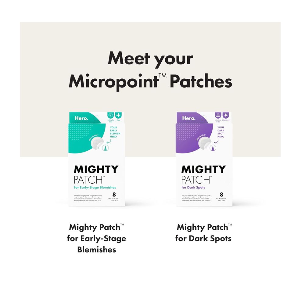 Hero Cosmetics Micropoint Mighty Patch, Vitamin C, Niacinamide, For Dark Spot, 8-Pack - Image 5