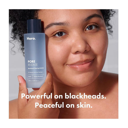 Hero Cosmetics Pore Release Blackhead Clearing Solution, Salicylic Acid, AHA & BHA, For Oily & Sensitive, 100ml - Image 2