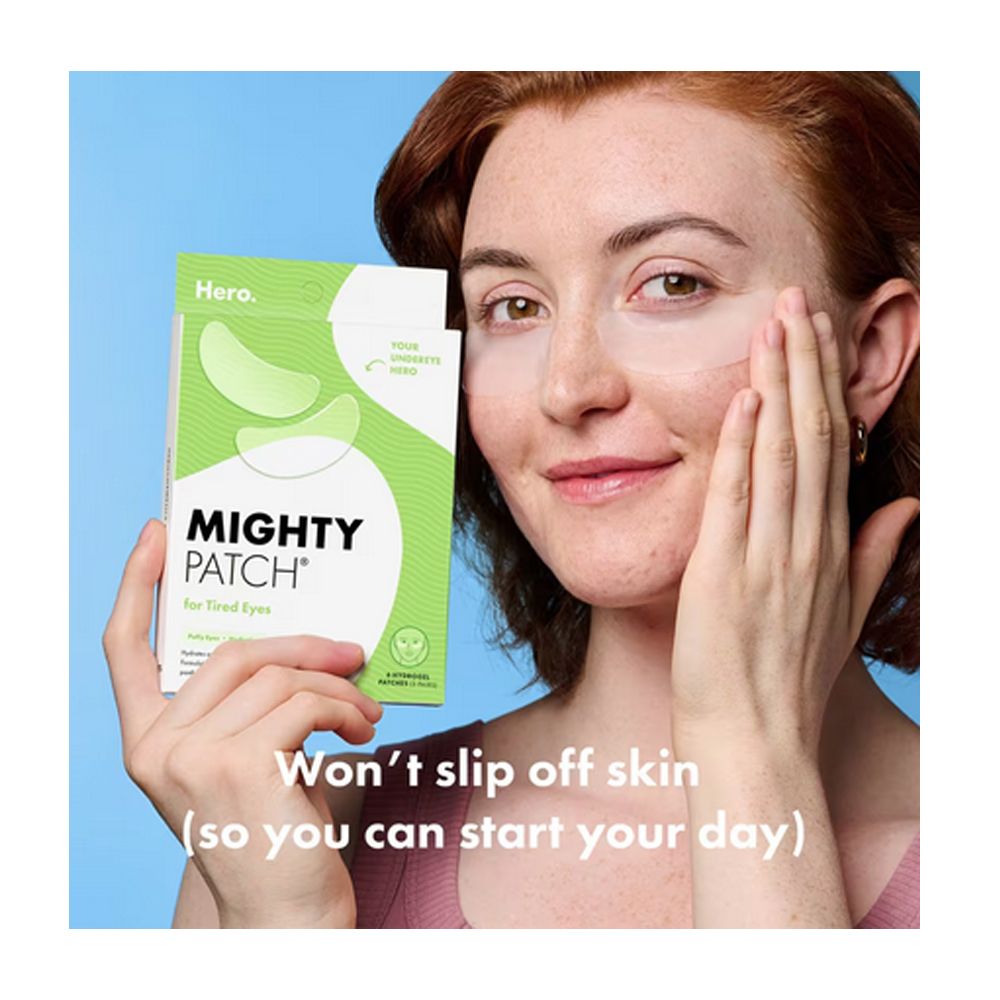 Hero Cosmetics Mighty Eye Patches, Niacinamide, Hyaluronic Acid, For Tired Eyes, 6-Pack - Image 3