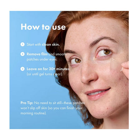 Hero Cosmetics Mighty Eye Patches, Niacinamide, Hyaluronic Acid, For Tired Eyes, 6-Pack - Image 6