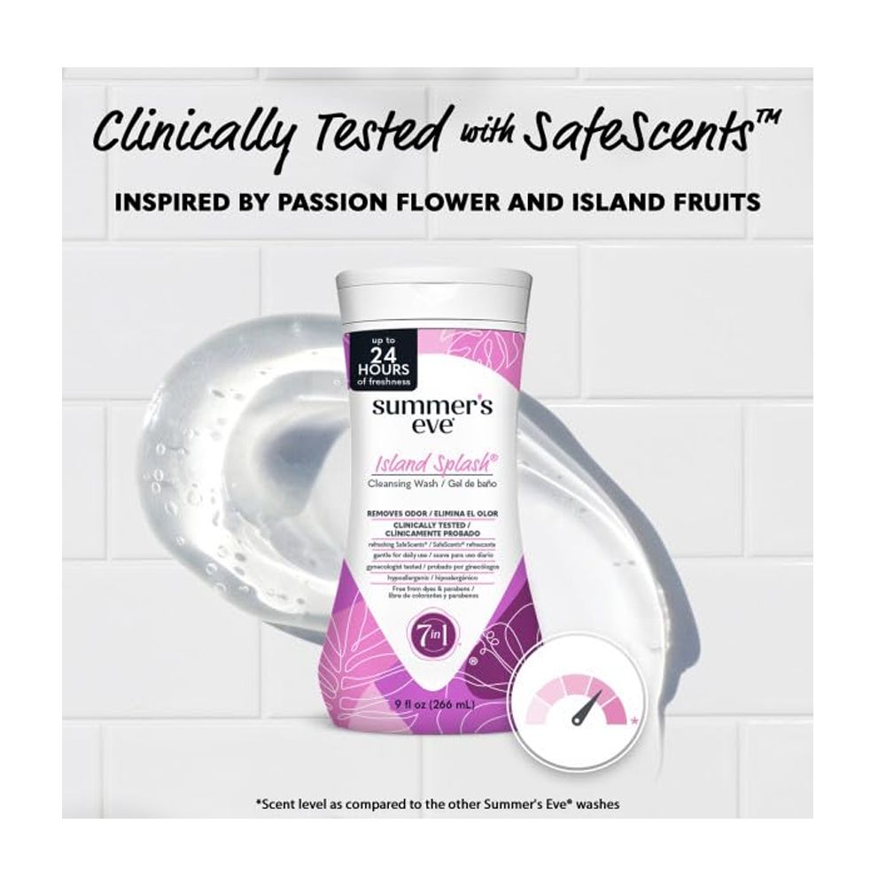 Summer's Eve 7-In-1 Island Splash Feminine Cleansing Wash, Daily Intimate Wash, 266ml - Image 5