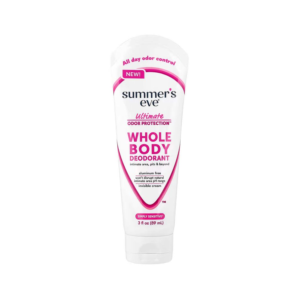 Summer's Eve Simply Sensitive Ultimate Odor Protection Whole Body Deodorant, Vitamin E, Shea Butter, For Sensitive Skin, 89ml - Main Image