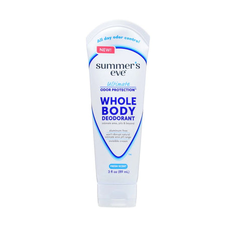 Summer's Eve Fresh Scent Ultimate Odor Control Whole Body Deodorant, Aluminum & Paraben Free, For Sensitive Skin, 89ml - Main Image
