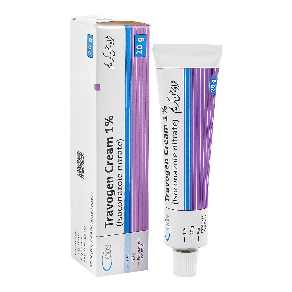 OBS Pharmaceuticals Travogen Cream, 20g - Main Image