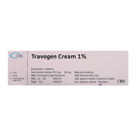 OBS Pharmaceuticals Travogen Cream, 20g - Image 2
