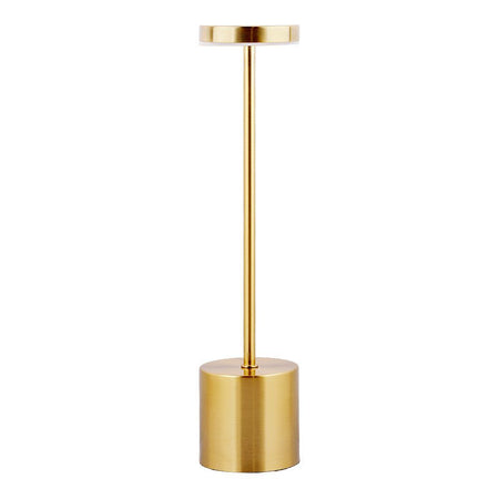 AJF USB Rechargable Metal Table Lamp, Gold - Main Image