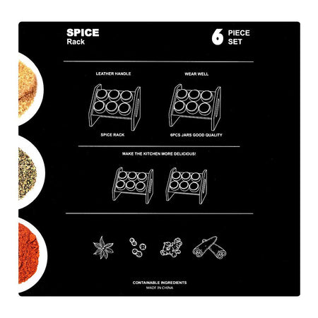 AJF Shengya Spice Rack, 6-Pack - Image 7