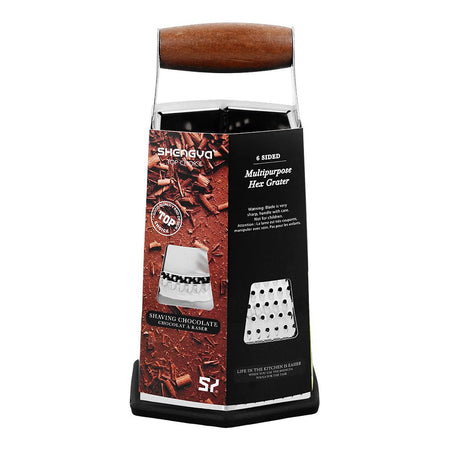 AJF Shegya Multipurpose Hex Grater,6-Sided - Image 4