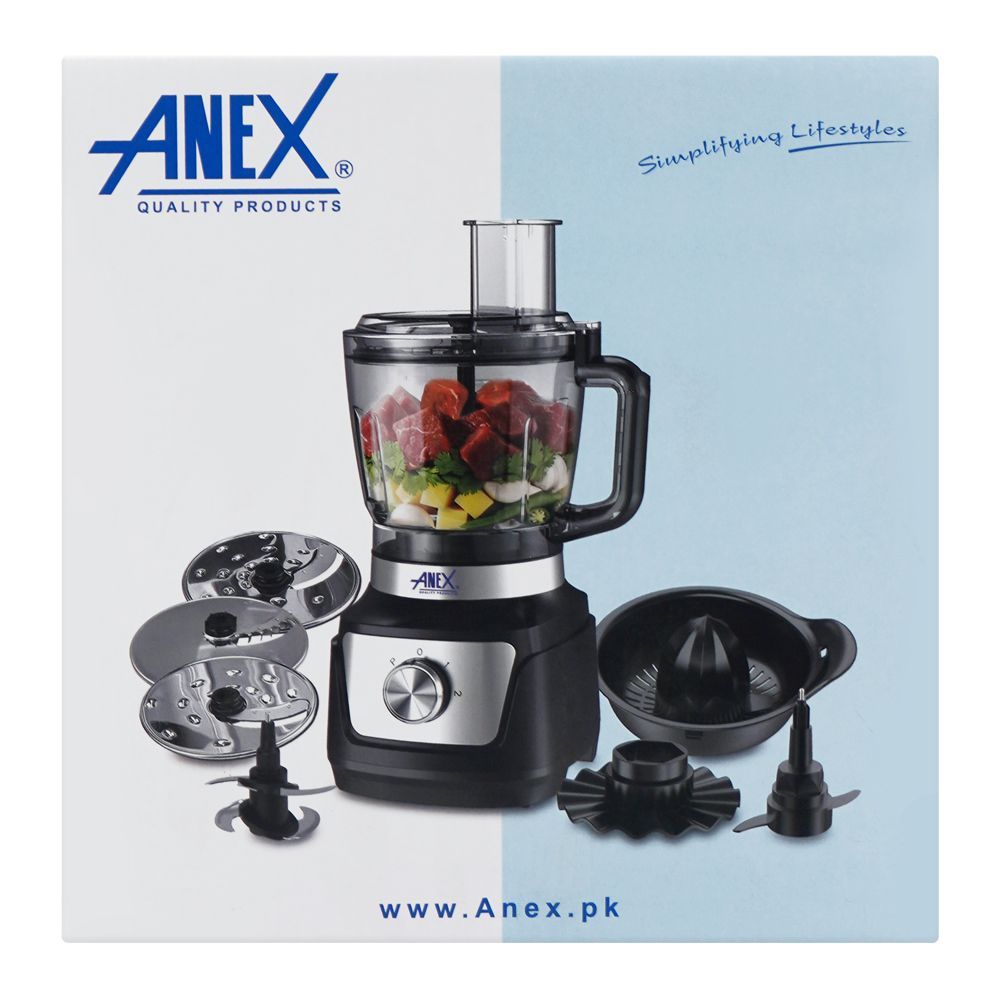 Anex Deluxe Chopper, 600W, 220-240V, 2 Liter Bowl, AG-3052 - Image 3