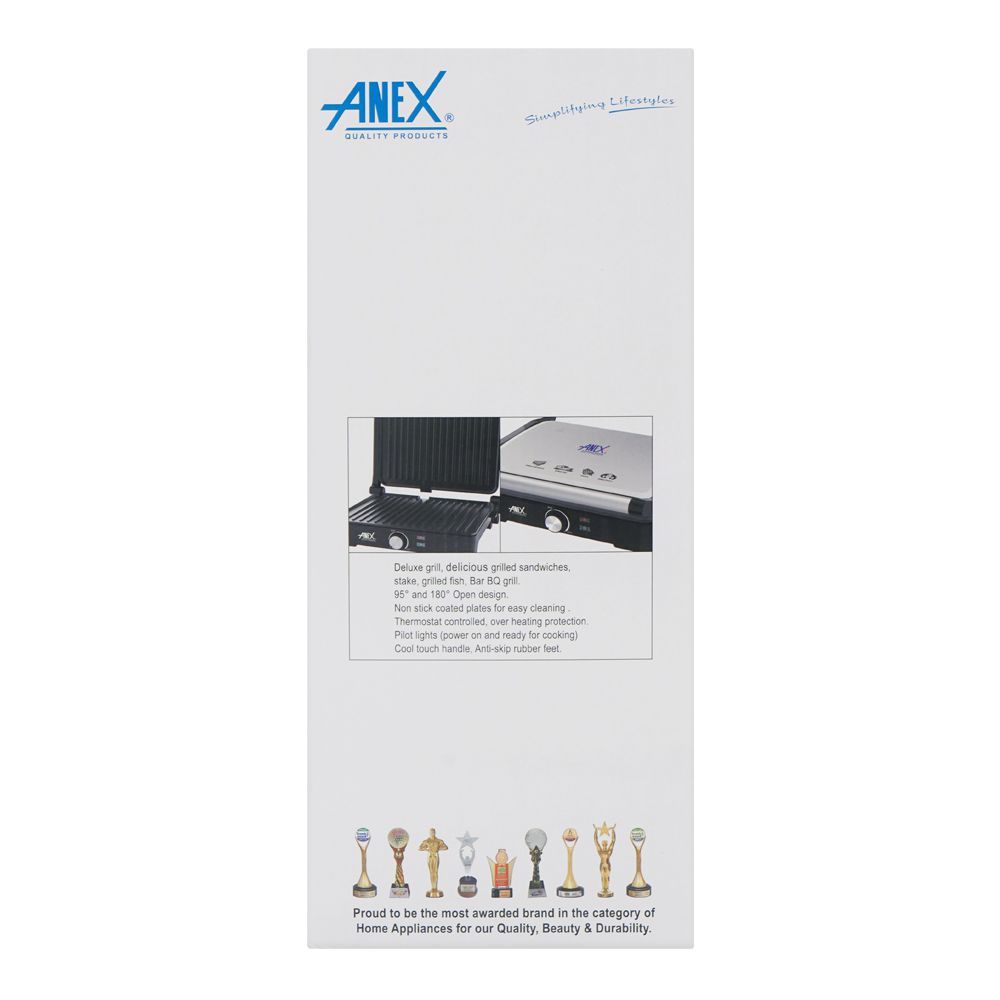 Anex Deluxe Grill, 2000W, 220-240V, AG-2142 - Image 5