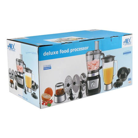 Anex Deluxe Food Processor, 700W, 220-240V, 2 Liter Bowl, AG-3147 - Image 2