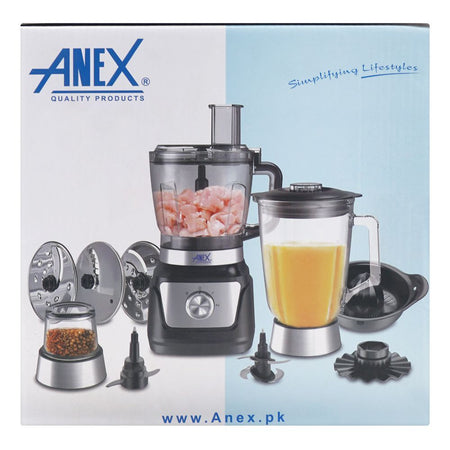 Anex Deluxe Food Processor, 700W, 220-240V, 2 Liter Bowl, AG-3147 - Image 3