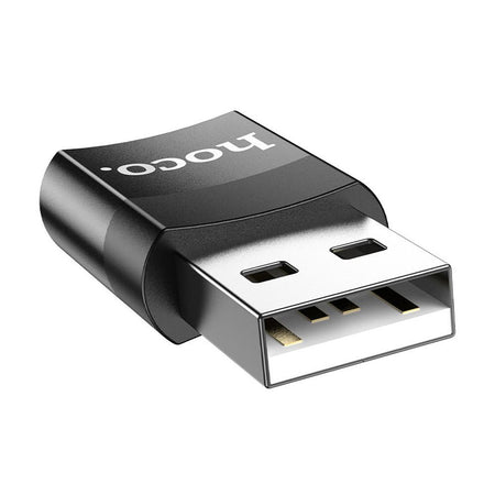 HOCO Ip USB 2.0 Adapter, USB 2.0 Male To USB-C Female, 60W, UA17, Black - Image 3