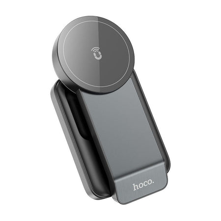 HOCO Motorcycle Folding 3- In-1 Magnetic Wireless Fast Charger, CQ3, Black - Image 2