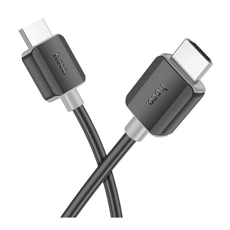 HOCO HDTV 4K HD Data Cable, 2.0 Male-To-Male, 18Gbps Transfer Speed, 2-Meters, US08, Black - Image 2