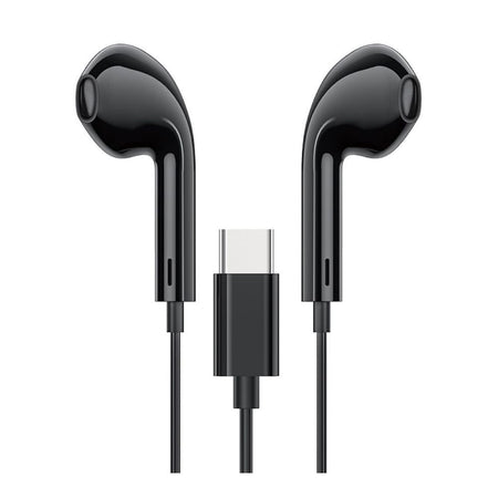 HOCO Pro Crystal Sound USB-C Wire-Controlled Digital Earphones With Microphone, For Huawei, Xiaomi & OnePlus, M101, Black - Image 2