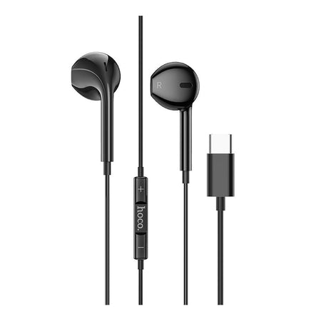 HOCO Pro Crystal Sound USB-C Wire-Controlled Digital Earphones With Microphone, For Huawei, Xiaomi & OnePlus, M101, Black - Image 3
