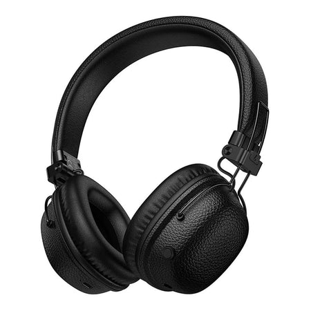 HOCO Earl 2 Bluetooth Headphones, IPX3 Water Resistant, 300mAh Battery, 32Hours Playtime, W64, Black - Main Image