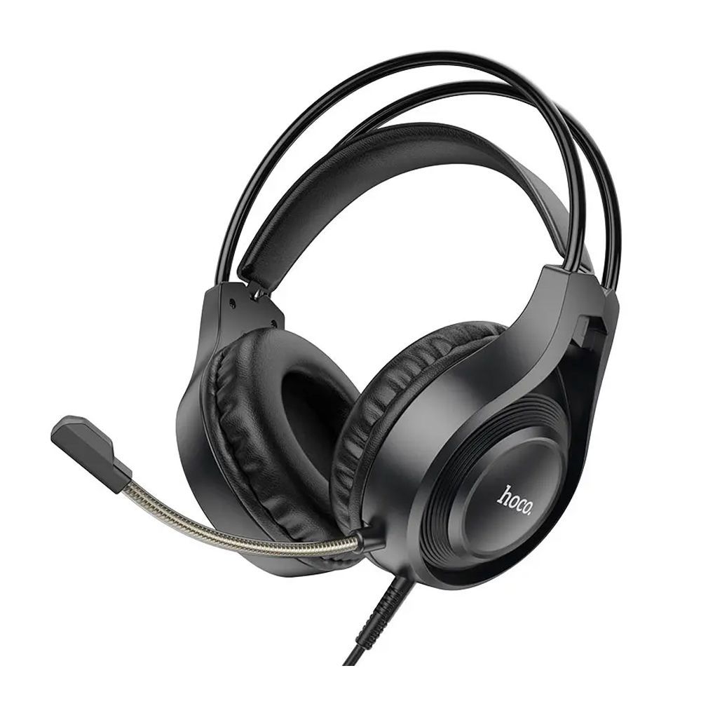 HOCO Tiger Gaming Headset With 1.8 Meter Cable, W106, Black - Main Image