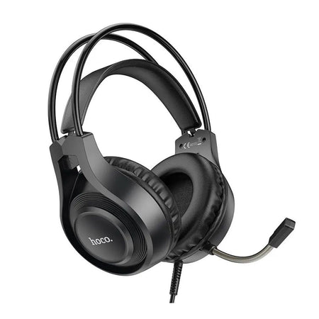 HOCO Tiger Gaming Headset With 1.8 Meter Cable, W106, Black - Image 3