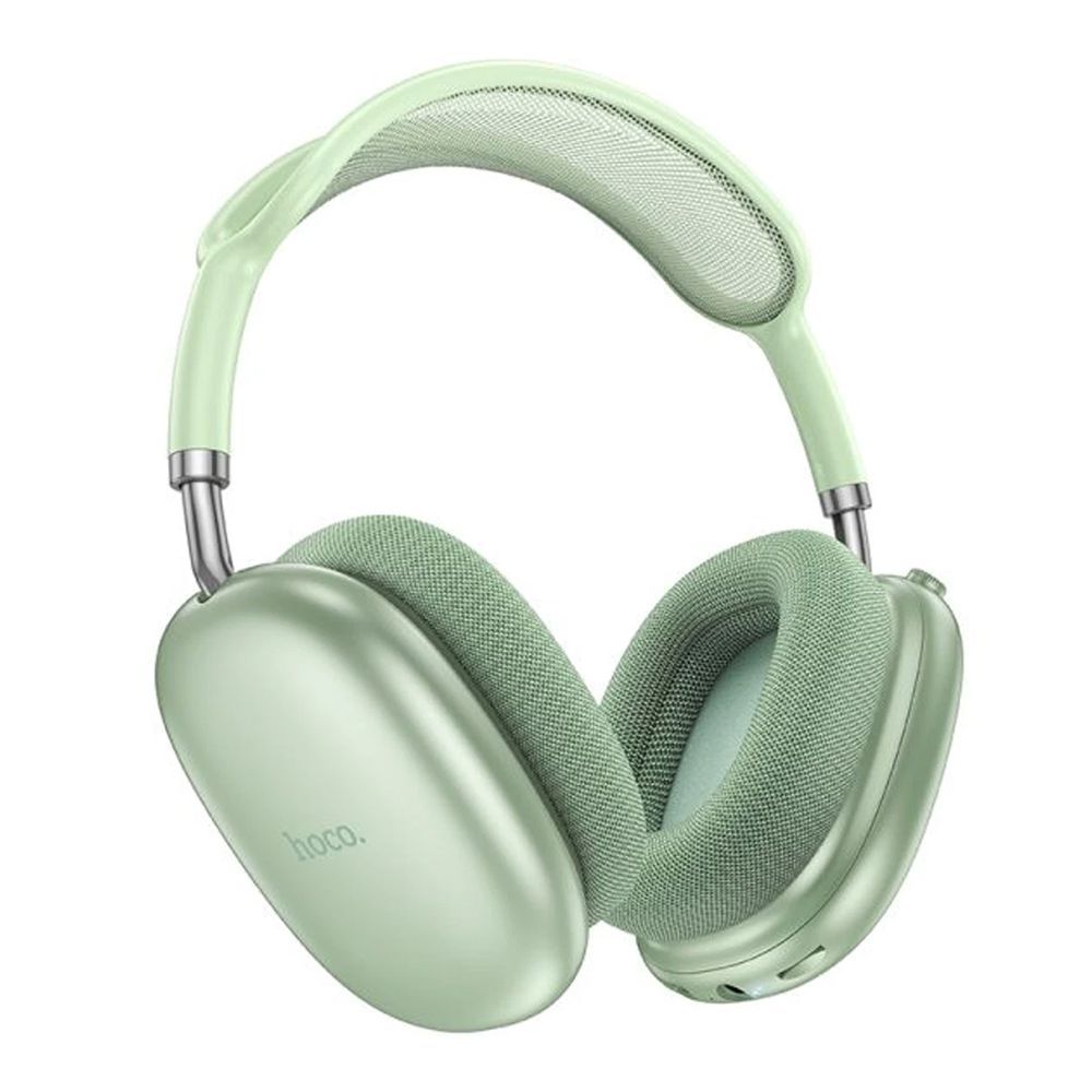 HOCO Leasing Bluetooth Headphones, 15 Hours Playtime, W55, Green - Main Image