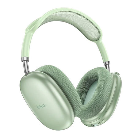 HOCO Leasing Bluetooth Headphones, 15 Hours Playtime, W55, Green - Main Image