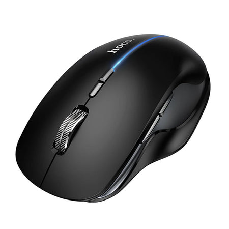 HOCO Dixon RGB Dual- Mode Wireless Mouse, 400mAh Battery, GM40, Dark Night Black - Main Image