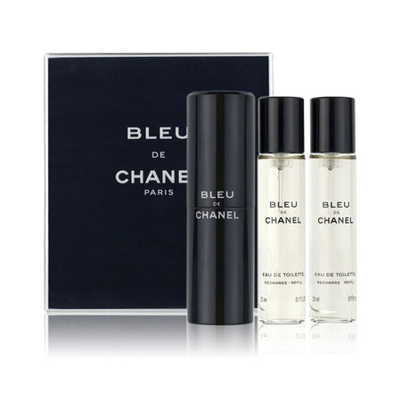 Chanel Bleu De Chanel Pour Homme Gift, For Men, Set 3 X 20ml Edp Travel Spray & 2 Refills - Main Image