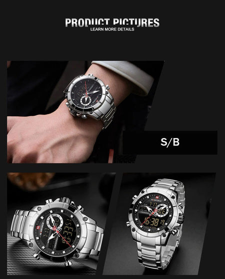 Naviforce NF- 9163 Dual Time Edition image 4