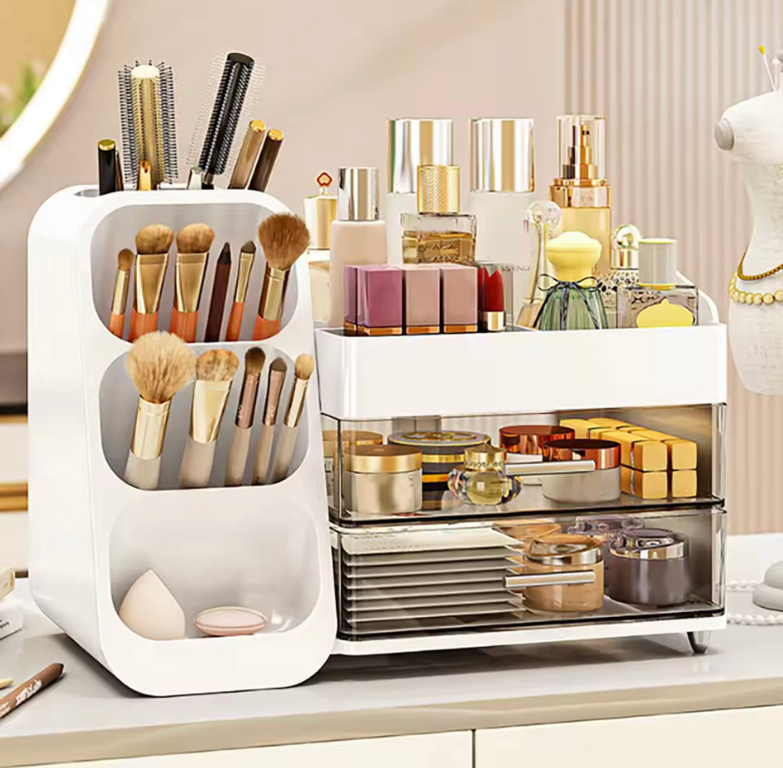 Makeup Organizer With Drawers - image 4