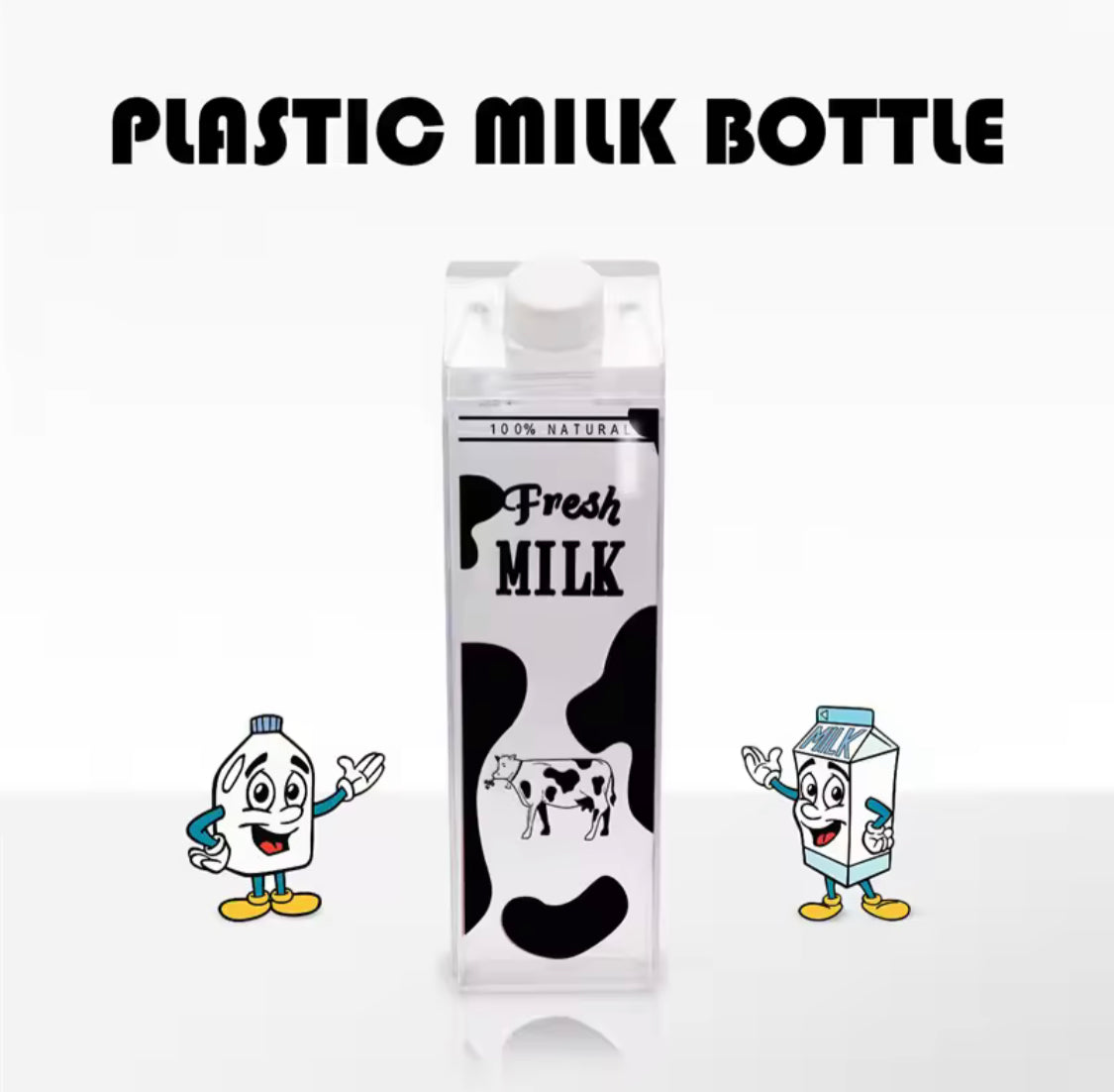 Creative Milk Box Style Water Bottle - image 6