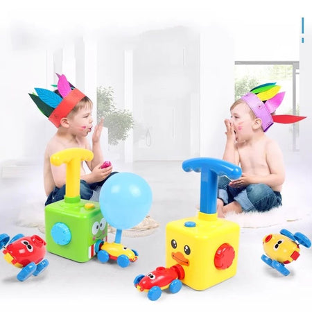 Air Powered Hand Push Balloon Car