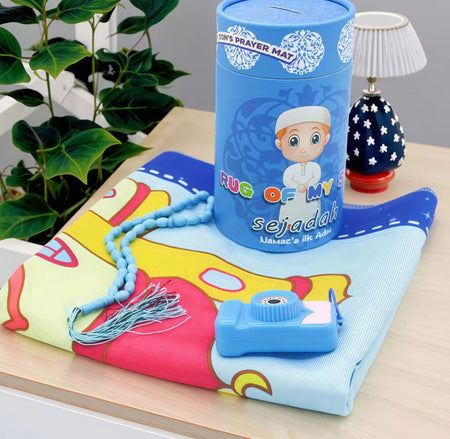 Kids Janamaz Rug With Gift Box - Image 6