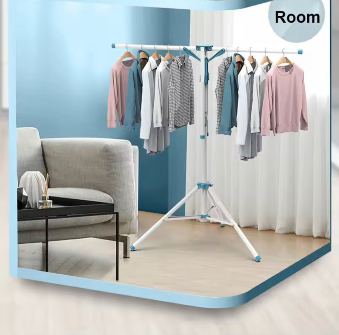 Standing Rack Indoor Garment Clothes - image 3