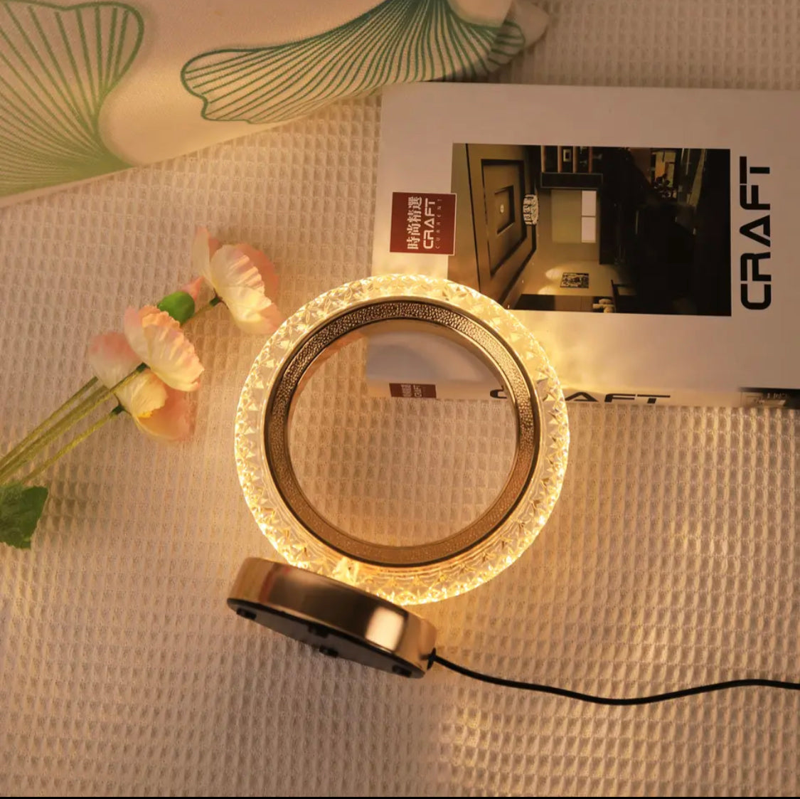 Round Shape Crystal Table Lamp - image 3